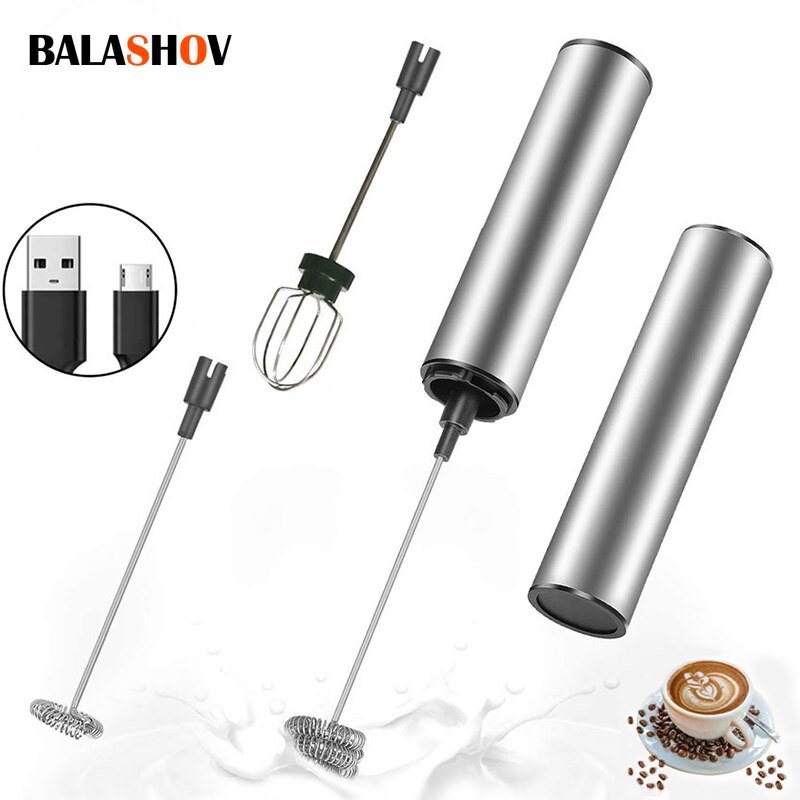 เครื่องตีฟองนมไฟฟ้าแบบพกพาขนาด - Portable Blender Usb Rechargeable บทวิจารณ์และราคา