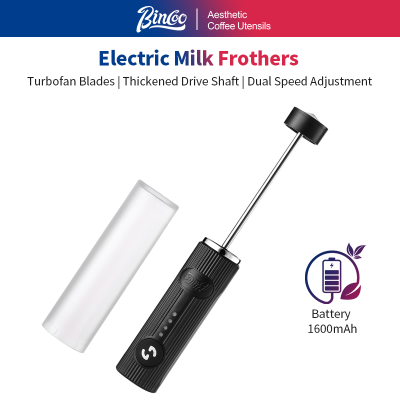 BINCOO เครื่องตีฟองกาแฟไฟฟ้า U - Electric Milk Frother Handheld บทวิจารณ์และราคา