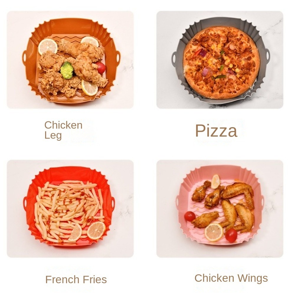 แผ่นรองซิลิโคนกันติดสำหรับหม้อ - Air Fryer Silicone Pot Liner บทวิจารณ์และราคา