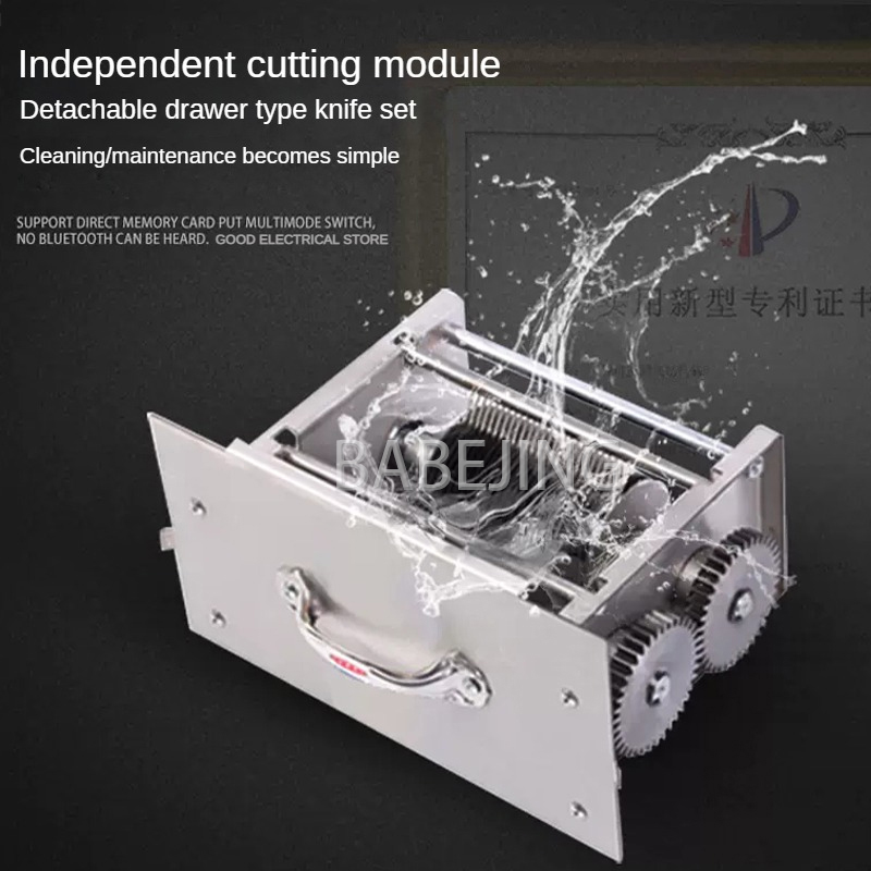 เครื่องตัดเนื้อสแตนเลสอเนกประส - Automatic Meat Slicer Home บทวิจารณ์และราคา