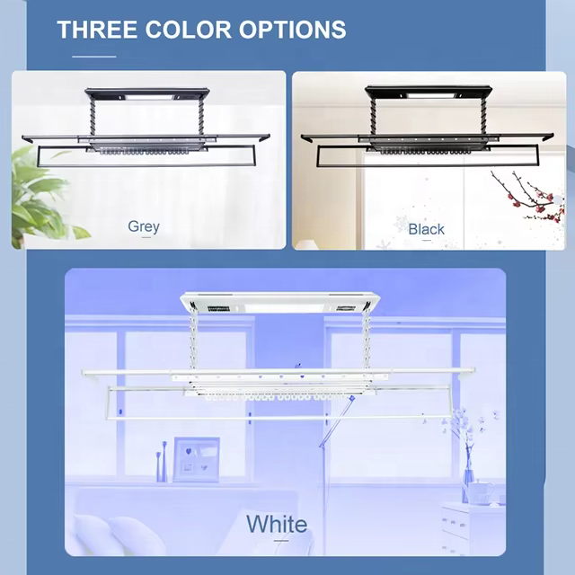 ราวตากผ้าไฟฟ้าอัจฉริยะแบบพับเก - Laundry บทวิจารณ์และราคา