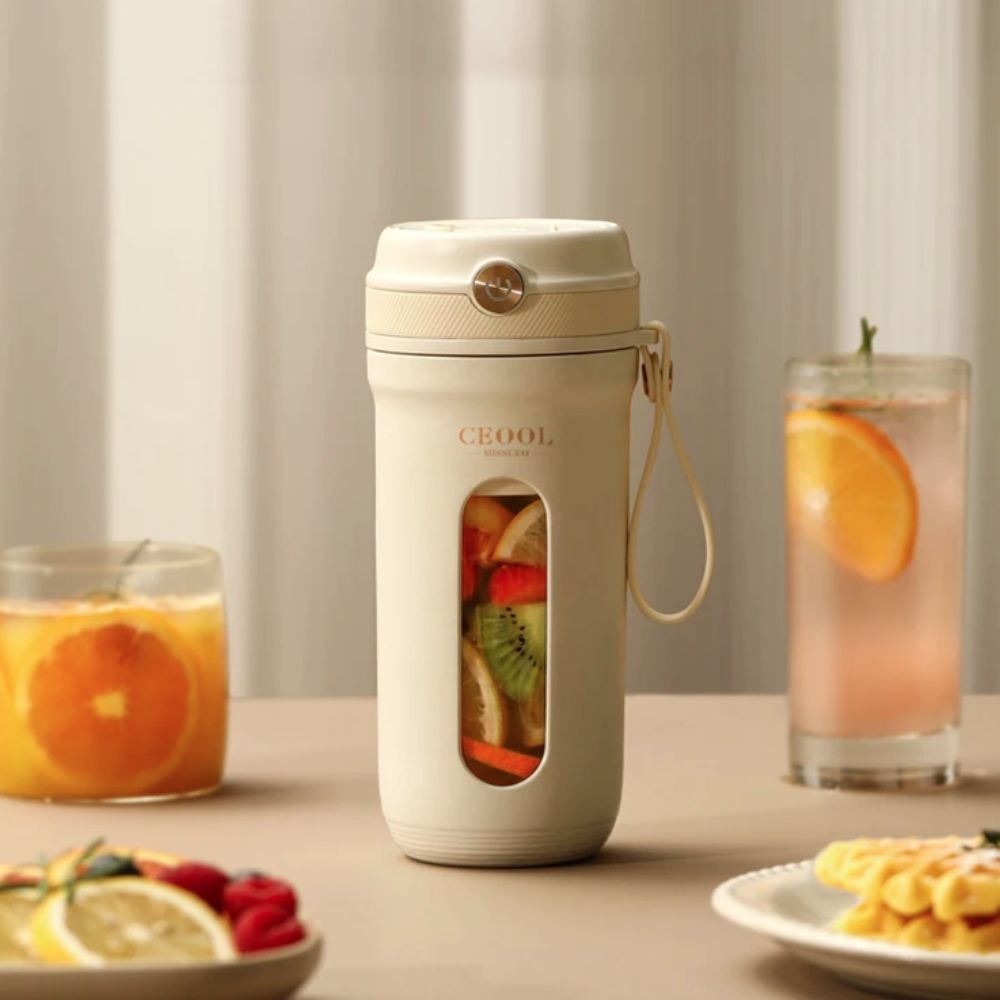 แก้วปั่นผลไม้แบบพกพา 4/10 ใบมี - Portable Blender Usb Rechargeable บทวิจารณ์และราคา